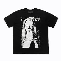 Enfants Riches Déprimés "Exposed Christina" Portrait T-Shirt - Black