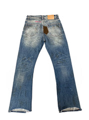 Enfants Riches Déprimés Paint Splatter & Patch Denim Jeans - Blue