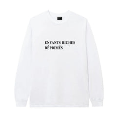 Enfants Riches Déprimés Classic Logo Long-Sleeve - White