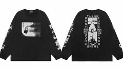 Enfants Riches Déprimés Distressed Photo Box Long-Sleeve - Black