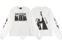Enfants Riches Déprimés "Neoism" Graphic Long-Sleeve - White