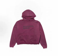 Enfants Riches Déprimés Tonal Logo Hoodie - Burgundy