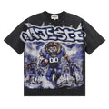 Majestik “Gridiron Lion” Football Rhinestone Vintage Tee