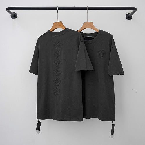 Chrome Hearts Essential Minimalist Short Sleeve T-Shirt (Dark Grey)