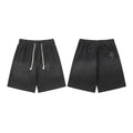 Chrome Hearts Black Drawstring Single Cross Patch Sweatshorts