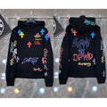 Chrome Hearts "Supply the Demand" Multi-Color Cross Hoodie (Black)