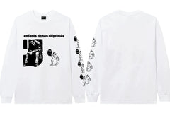 Enfants Riches Déprimés Rabbit & Brand Text Long-Sleeve - White
