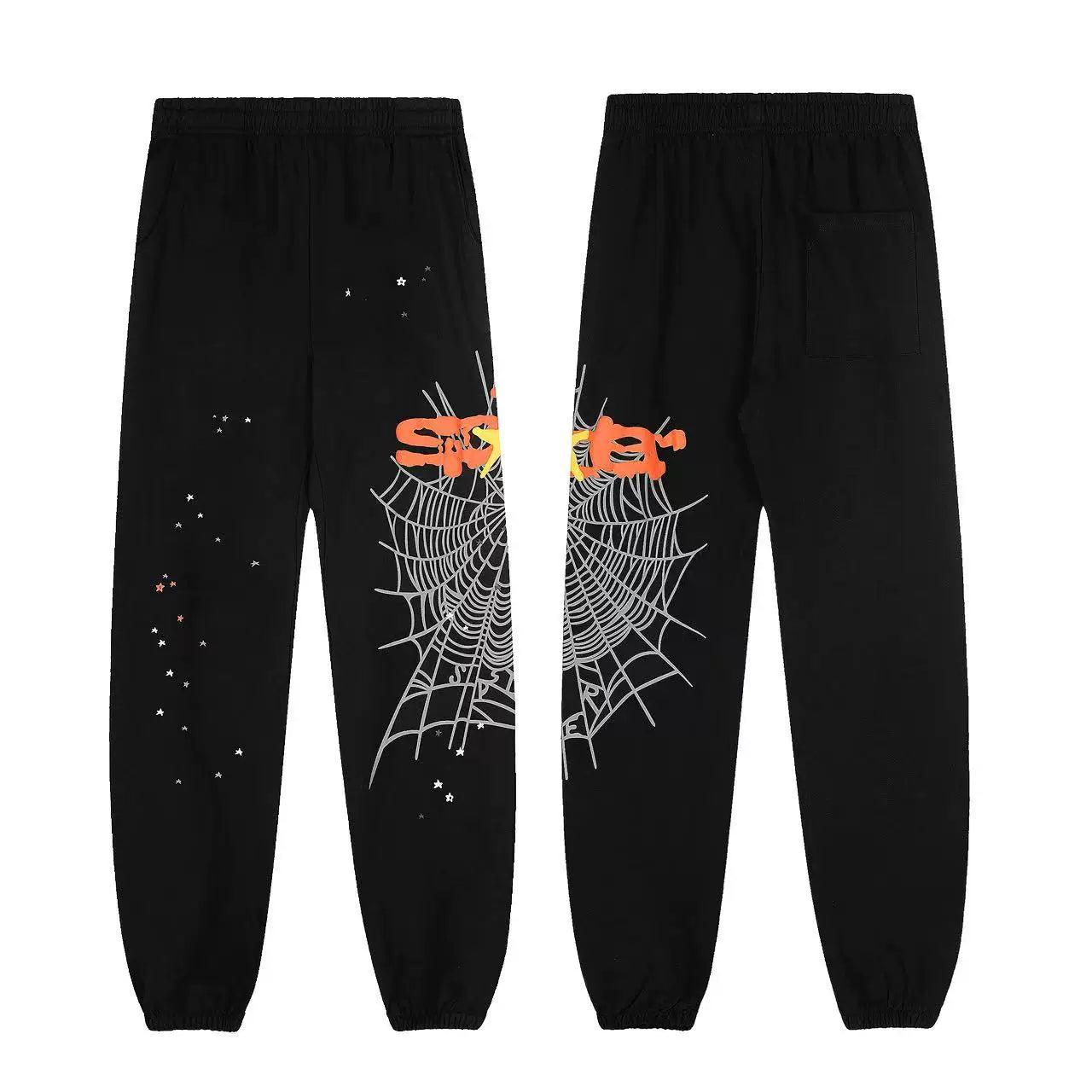 American fashion brand Sp5der 555555 hoodie hooded sweatshirt for men, spider web foam printed hooded sweatshirt for women (70)