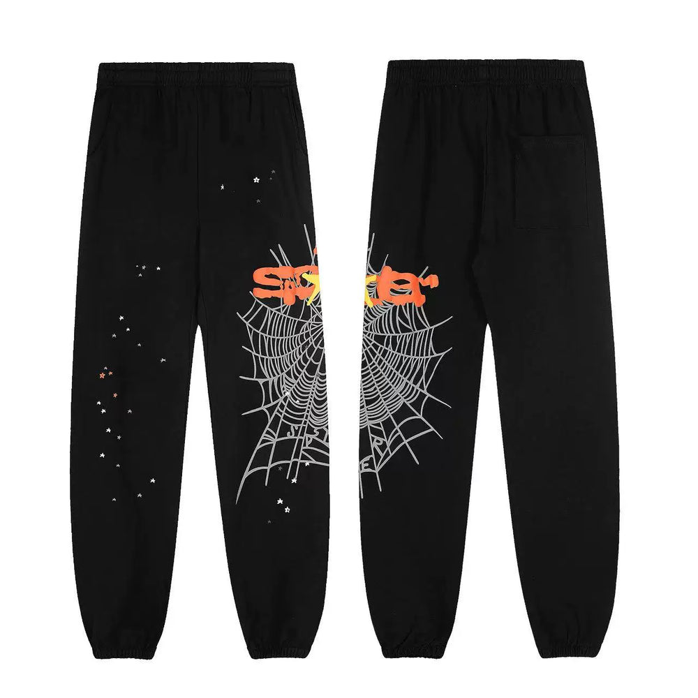 American fashion brand Sp5der 555555 hoodie hooded sweatshirt for men, spider web foam printed hooded sweatshirt for women (70)