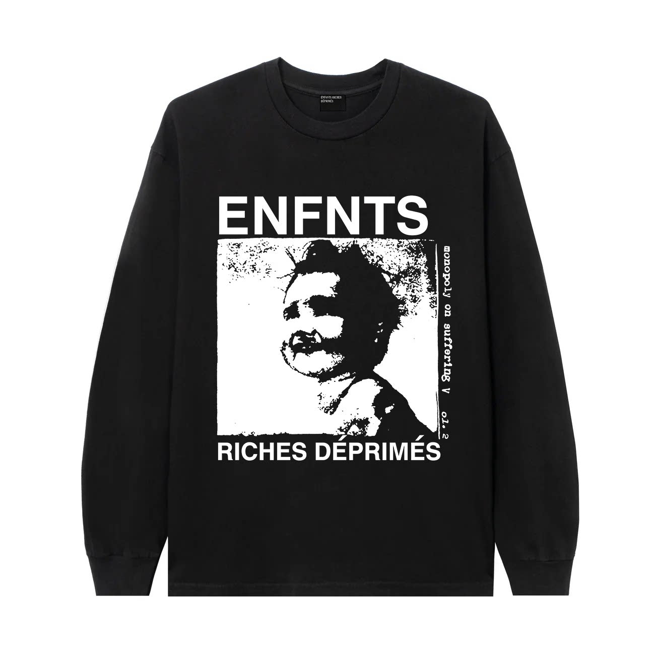 Enfants Riches Déprimés Infant Portrait Long-Sleeve - Black