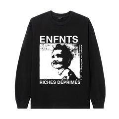 Enfants Riches Déprimés Infant Portrait Long-Sleeve - Black