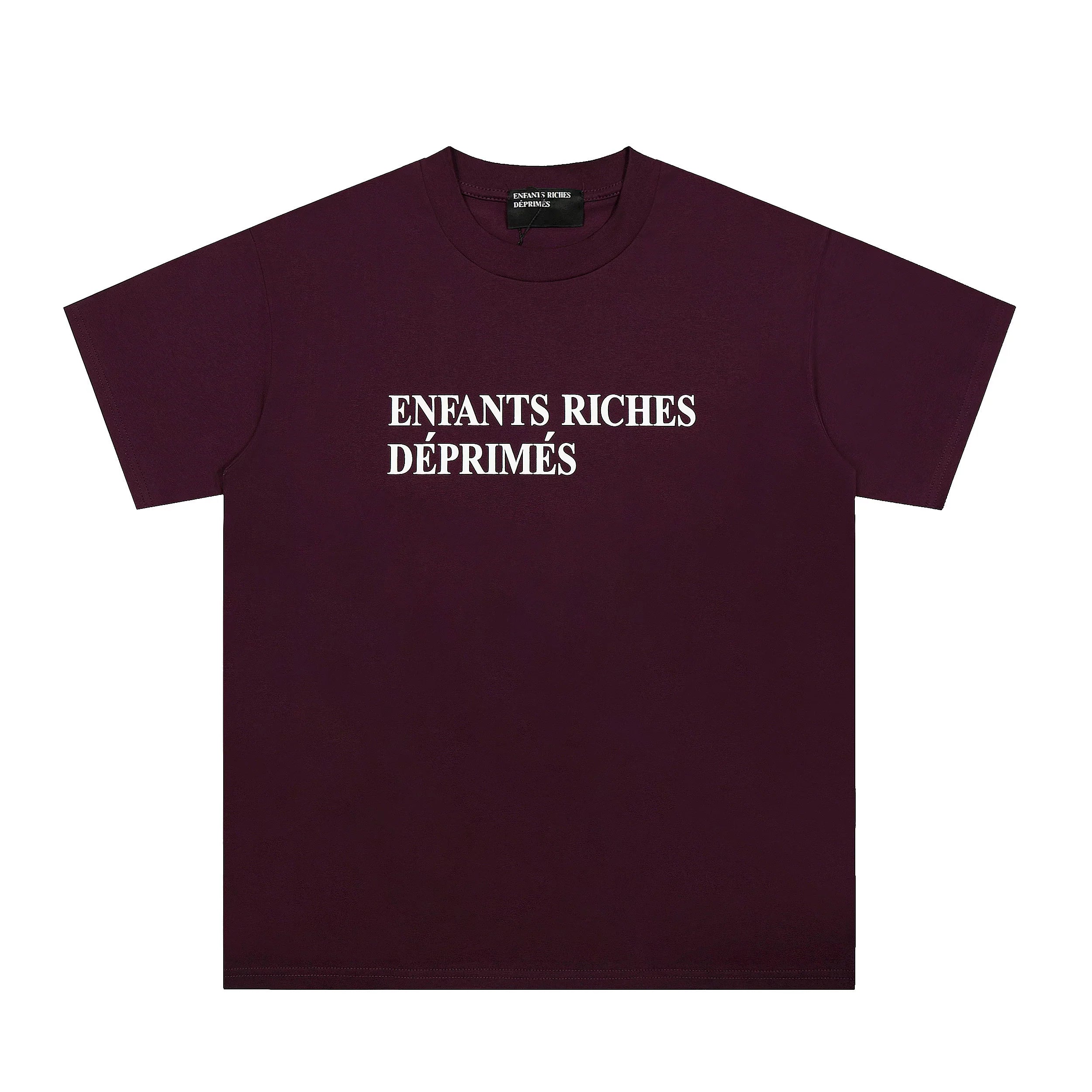 Enfants Riches Déprimés Classic Logo T-Shirt - Burgundy