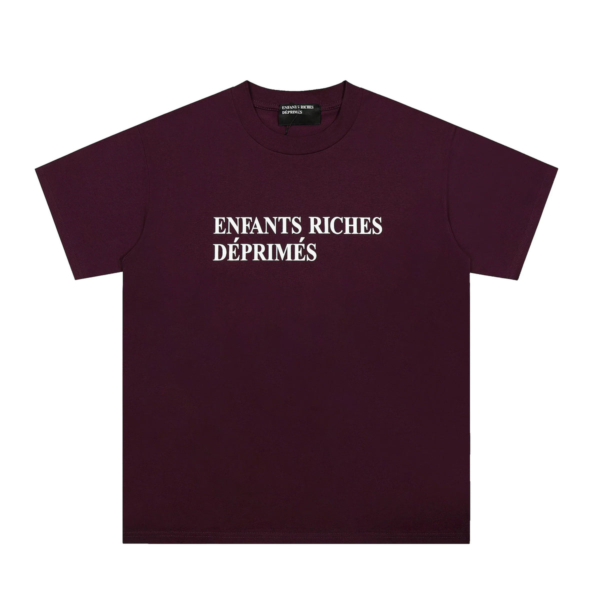 Enfants Riches Déprimés Classic Logo T-Shirt - Burgundy