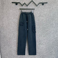 Chrome Hearts Tonal Cross Applique Straight-Leg Lounge Pants (Dark Grey)