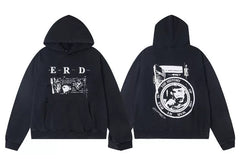 Enfants Riches Déprimés "E-R-D" Logo & Badge Hoodie - Black