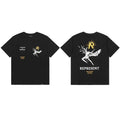 Represent Fallen Angel & Yellow Sun Graphic T-Shirt - Black