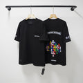 Chrome Hearts Lower Cluster Cross & Scroll Short Sleeve T-Shirt (Black)