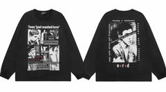 Enfants Riches Déprimés "Just Wanted Love" Collage Long-Sleeve - Black