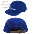 Supreme Royal Blue Corduroy 5-Panel Box Logo Camp Cap