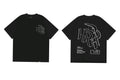 Represent Architectural 3D "R" Technical Graphic T-Shirt - Black