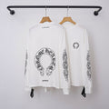 Chrome Hearts Horseshoe & Cross Sleeve Long Sleeve (White)
