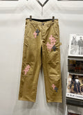 Chrome Hearts Pink Cross Applique Utility Pants
