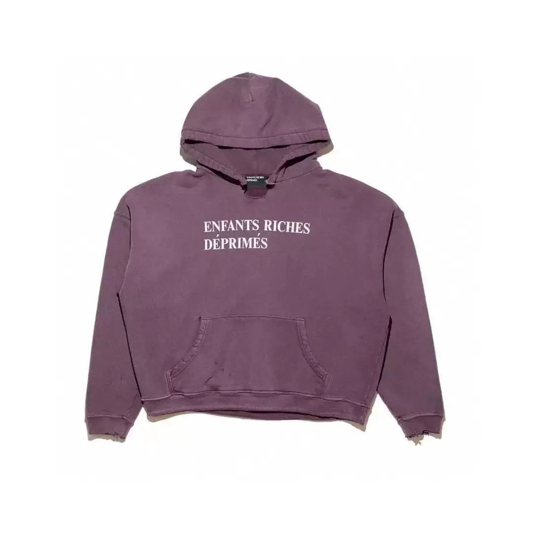 Enfants Riches Déprimés Classic Logo Hoodie - Burgundy