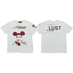 Enfants Riches Déprimés Mouse Ears Portrait & "Lust" T-Shirt - White