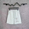 Chrome Hearts Light Gray Bear Graphic Sweatshorts