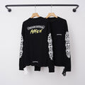 Chrome Hearts "ASPEN" Gothic Script & Cross Long Sleeve (Black)