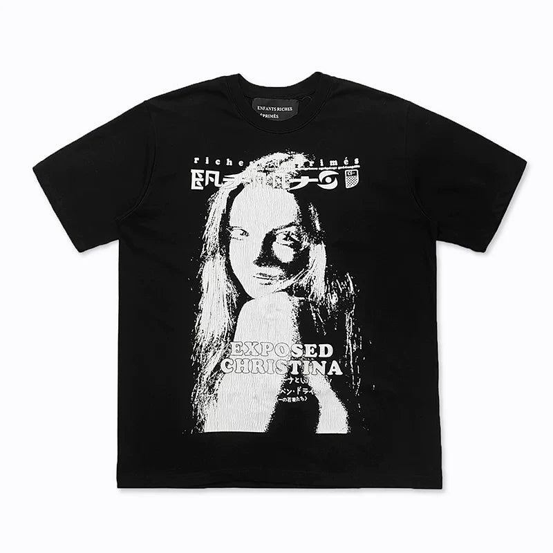 Enfants Riches Déprimés "Exposed Christina" Portrait T-Shirt - Black