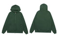 Represent Solid Heavyweight Zip-Up Hoodie - Pine Green