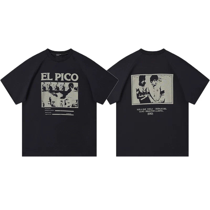 Enfants Riches Déprimés "El Pico" Movie Graphic T-Shirt - Black
