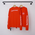 Chrome Hearts Gothic Script Logo Long Sleeve (Red)