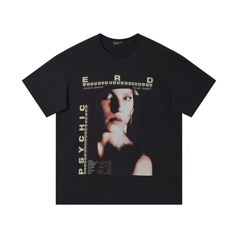 Enfants Riches Déprimés "Psychic" Portrait T-Shirt - Black