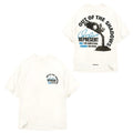Represent "Out Of The Shadows" Machinery & Blue Logo T-Shirt - Off-White