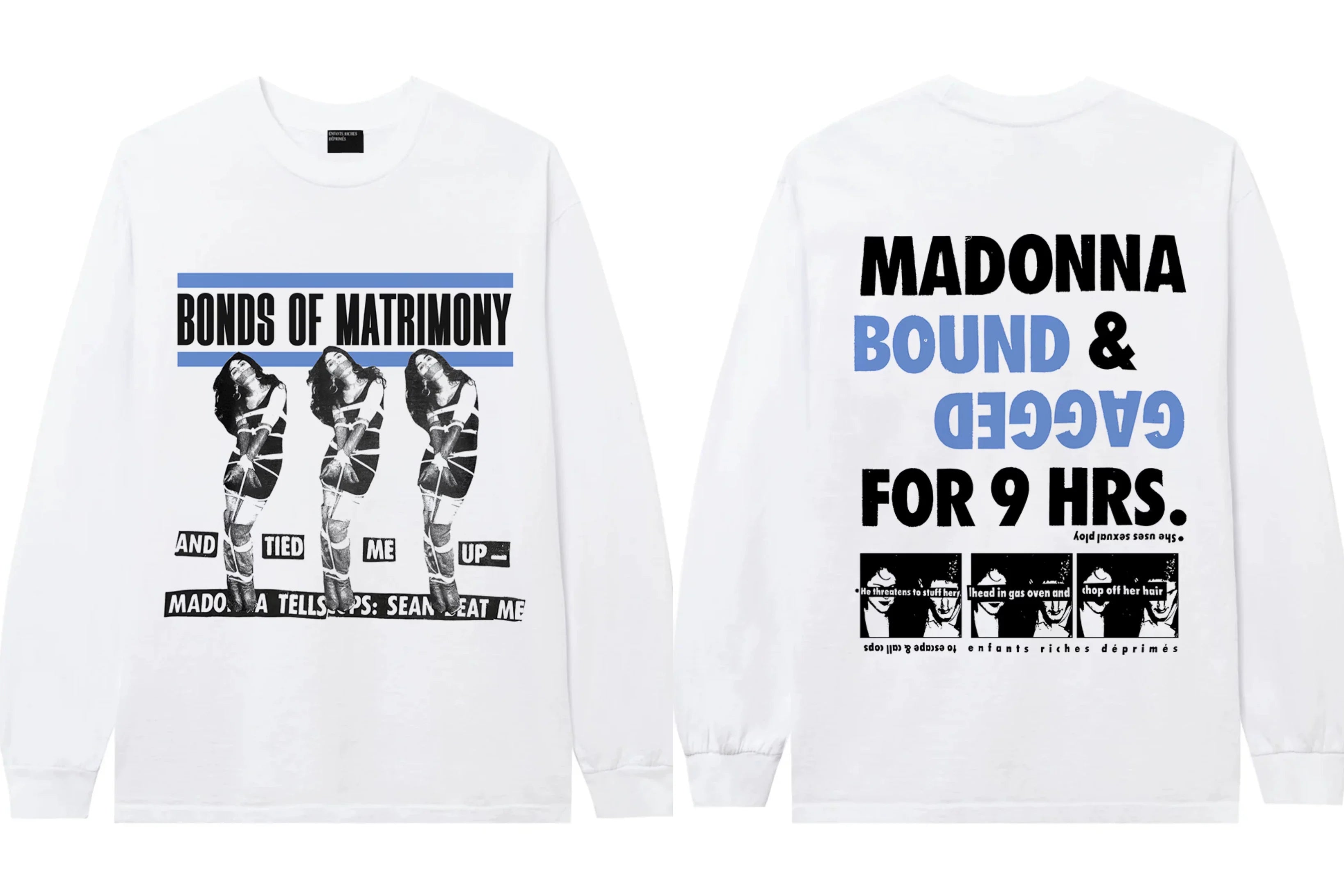 Enfants Riches Déprimés "Bonds of Matrimony" Long-Sleeve - White