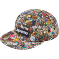 Supreme All-Over Mixed Print 5-Panel Box Logo Camp Cap