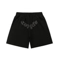 sp5der Rep Gods Puff Print Casual Sweat Shorts Black