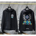 Chrome Hearts Multi-Color Cluster Cross Hoodie (Black)