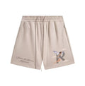 Represent "Storms In Heaven" Graphic Heavyweight Shorts - Oatmeal