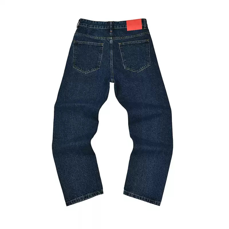 sp5der Bubble Logo Straight‑Leg Denim Jeans Two‑Tone Set