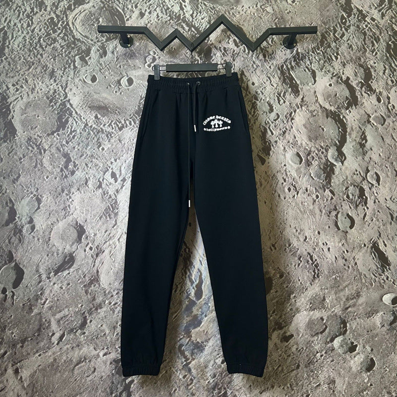 Chrome Hearts Horseshoe Logo Lounge Pants (Black)