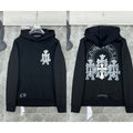 Chrome Hearts Multiple Cross & Horseshoe Hoodie (Black)