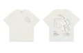Represent Architectural 3D "R" Technical Graphic T-Shirt - White