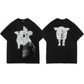 Enfants Riches Déprimés Front & Back Animal Illustration T-Shirt - Black
