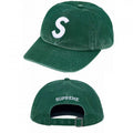 Supreme Green S Logo 6-Panel Dad Hat