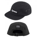 Supreme Black Canvas 5-Panel Box Logo Camp Cap