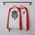 Chrome Hearts Raglan Dagger & Floral Vine Long Sleeve (White/Red)