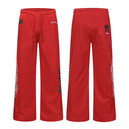 Chrome Hearts Drawstring Lounge Sweatpants (Red)
